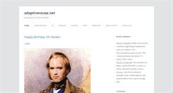 Desktop Screenshot of adaptivereuse.net